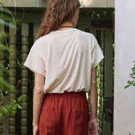 The Great Boxy Crew Tee  with Running Horses 