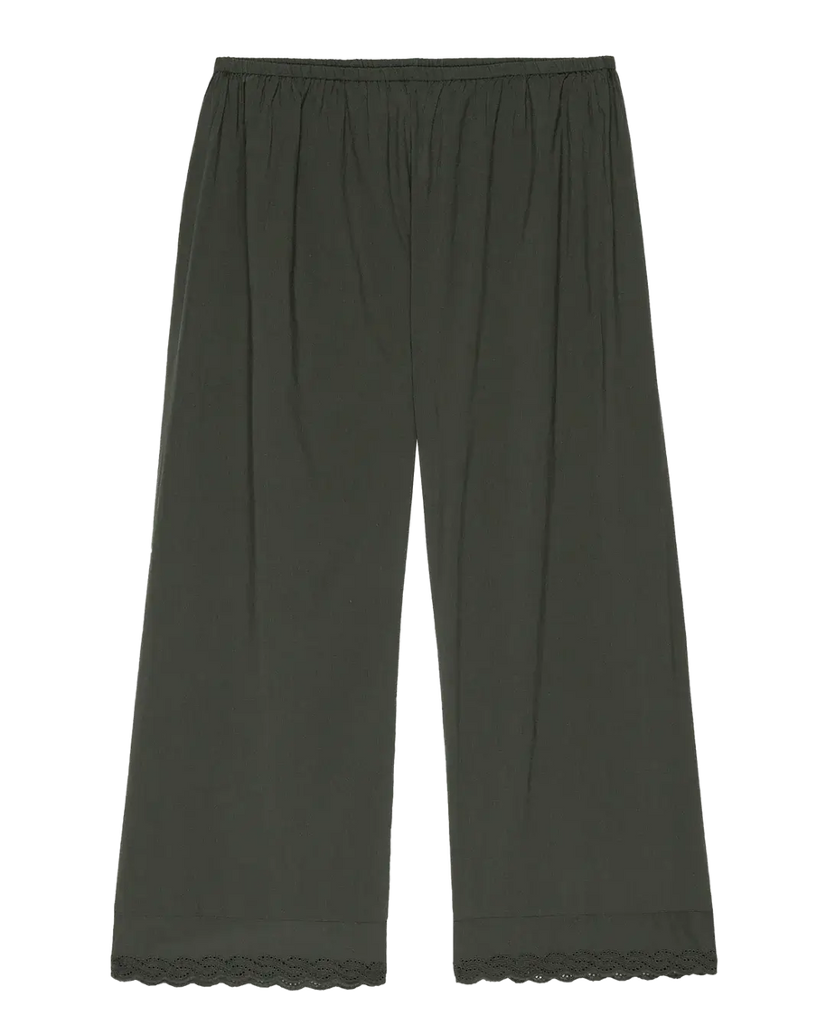 The Great Eyelet Easy Sleep Pant in Black 
