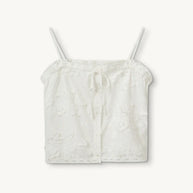 The Garment Jewell Top in White 