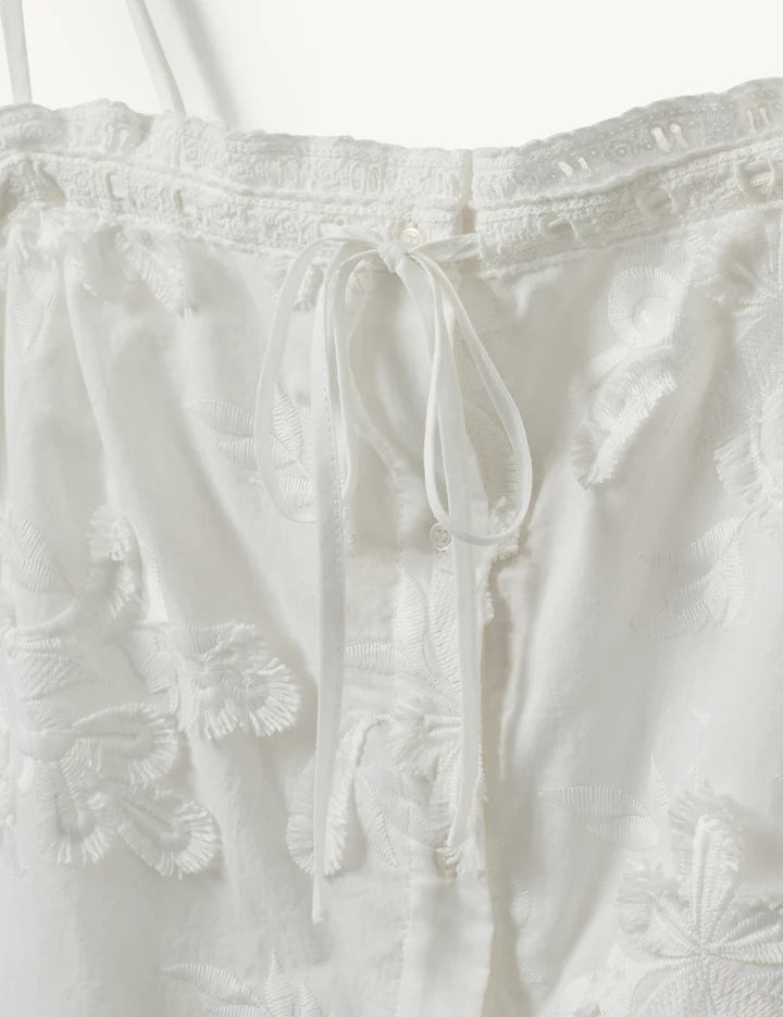 The Garment Jewell Top in White 