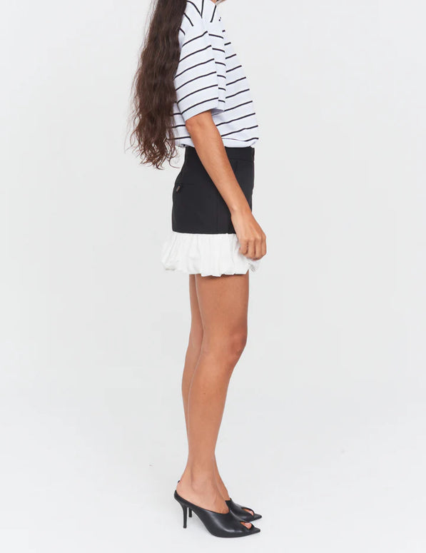The Garment Noah Mini Skirt Black and White 