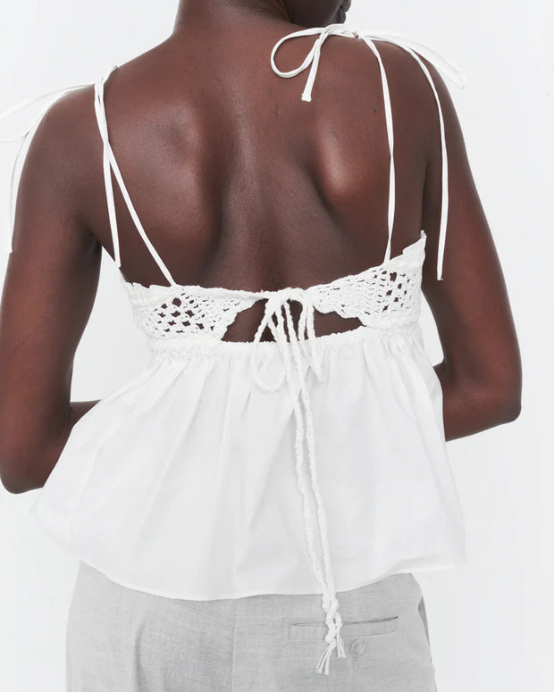 The Garment Kirsten Crochet Top in White 