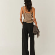 The Como Bustier Top The Garment Cashmere Tank Top Beige 