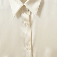 The Garment Catania Mini Shirt Cream Button Down Short Sleeve Top 