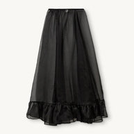 The Garment Vivaldi Skirt Black Sheer Skirt Maxi Skirt Holiday Skirt