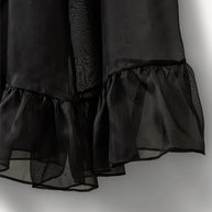 The Garment Vivaldi Skirt Black Sheer Skirt Maxi Skirt Holiday Skirt