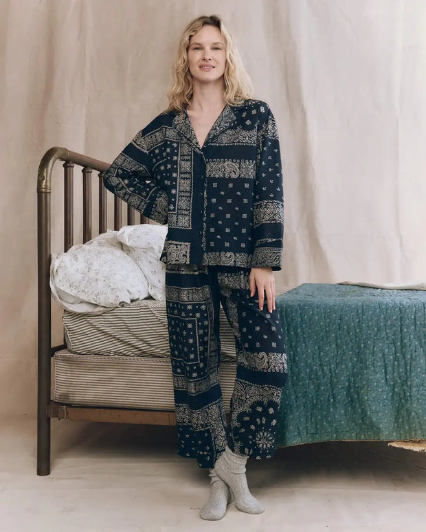 The Easy Sleep Pant | Bandana Patchwork