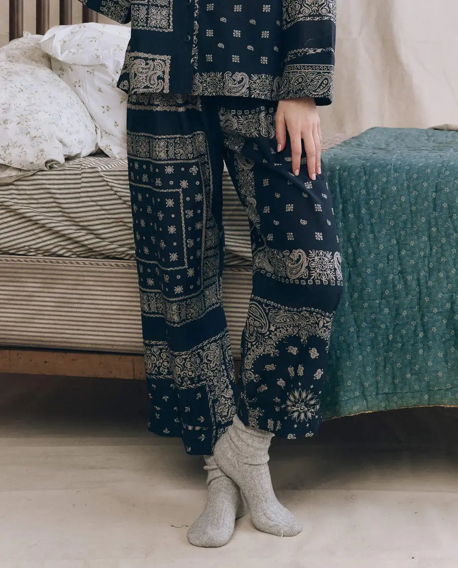 The Easy Sleep Pant | Bandana Patchwork