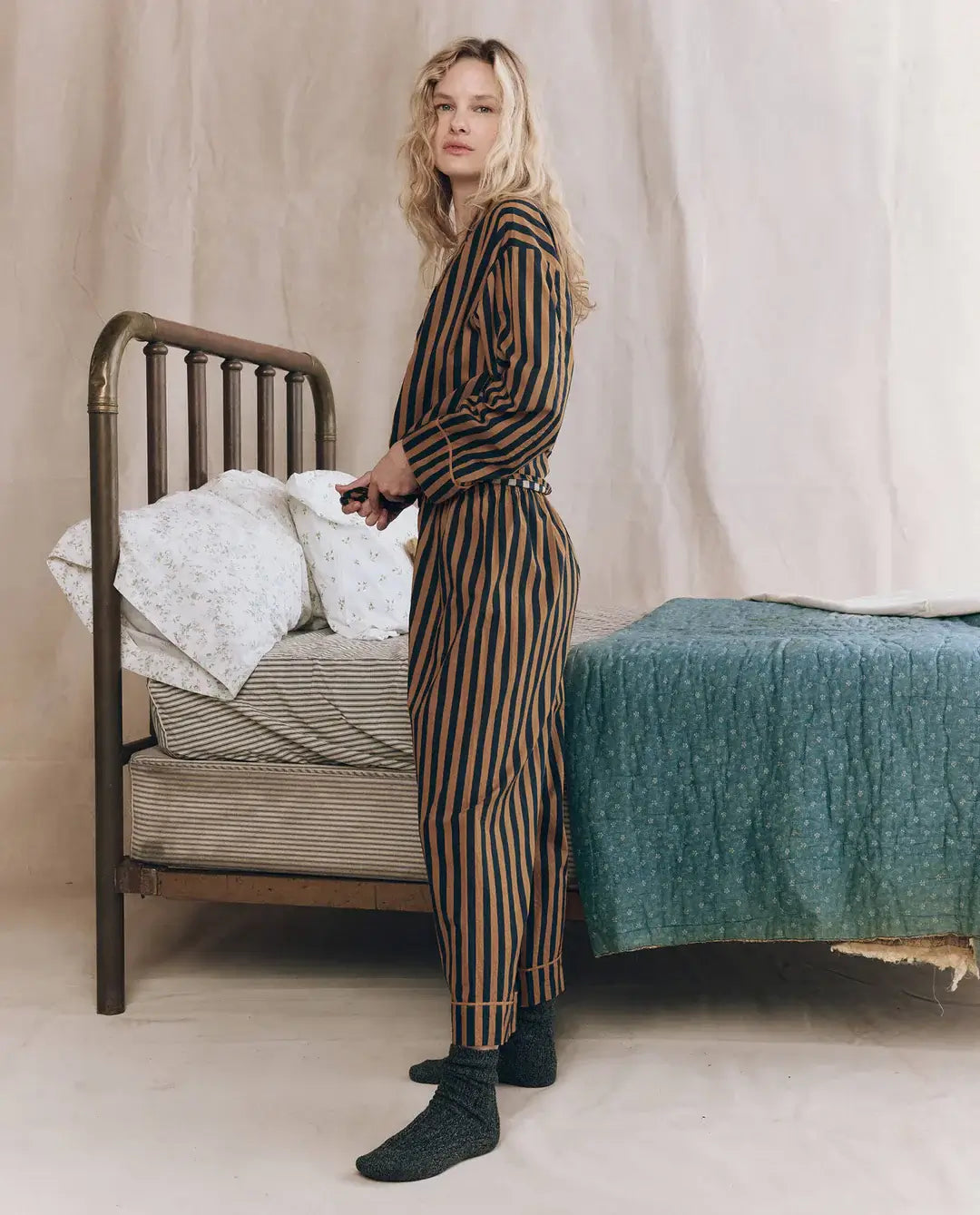 The Easy Sleep Pant | Club Stripe