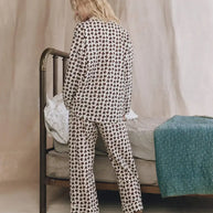 The Pajama Shirt Cream Horse Medallion