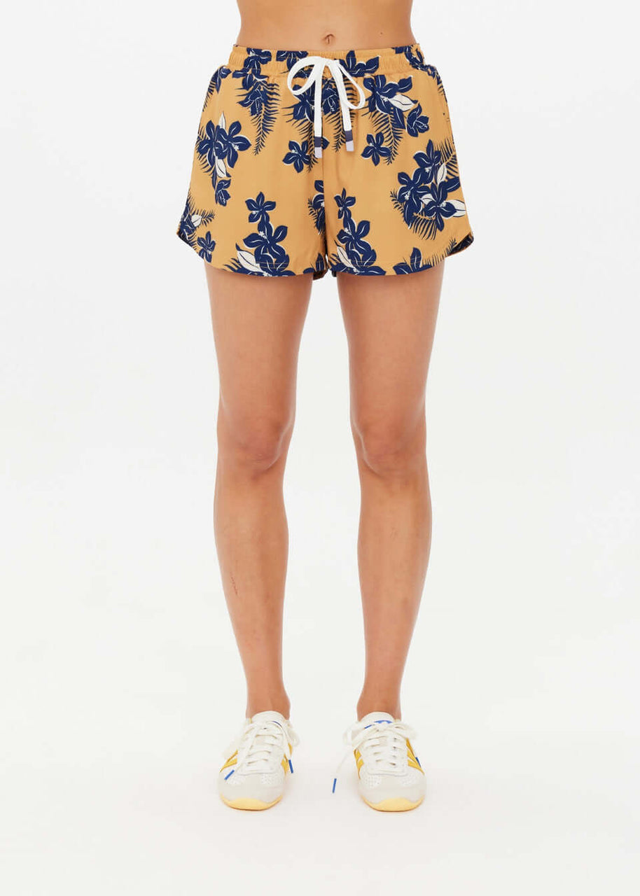Women's Running Shorts, The Upside Women's Shorts Floral Print