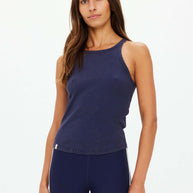 Navy Asher Racerback Tank Top for Working Out The Upside Tank Top