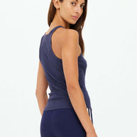 Navy Asher Racerback Tank Top for Working Out The Upside Tank Top