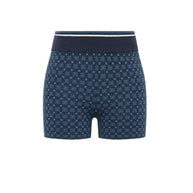 Lumiere Knit Shorts The Upside Biker Shorts Navy