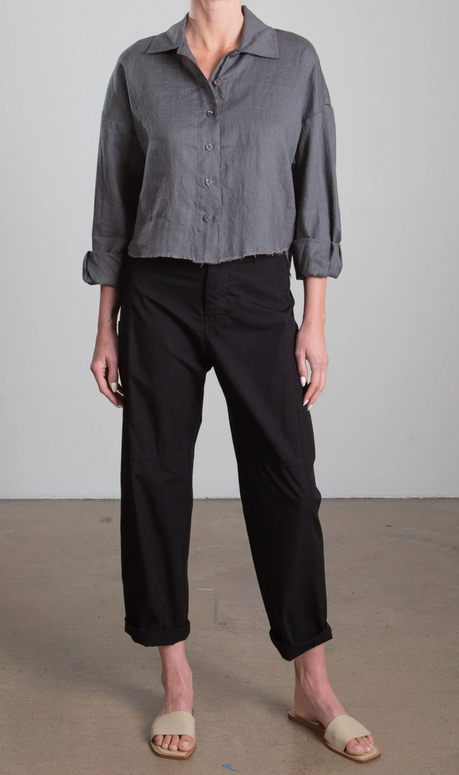 Pharaoh Torrence Pant Paperweight Cotton Black Plant 