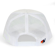 Aviator Nation Venice Beach Vintage Trucker Hat White