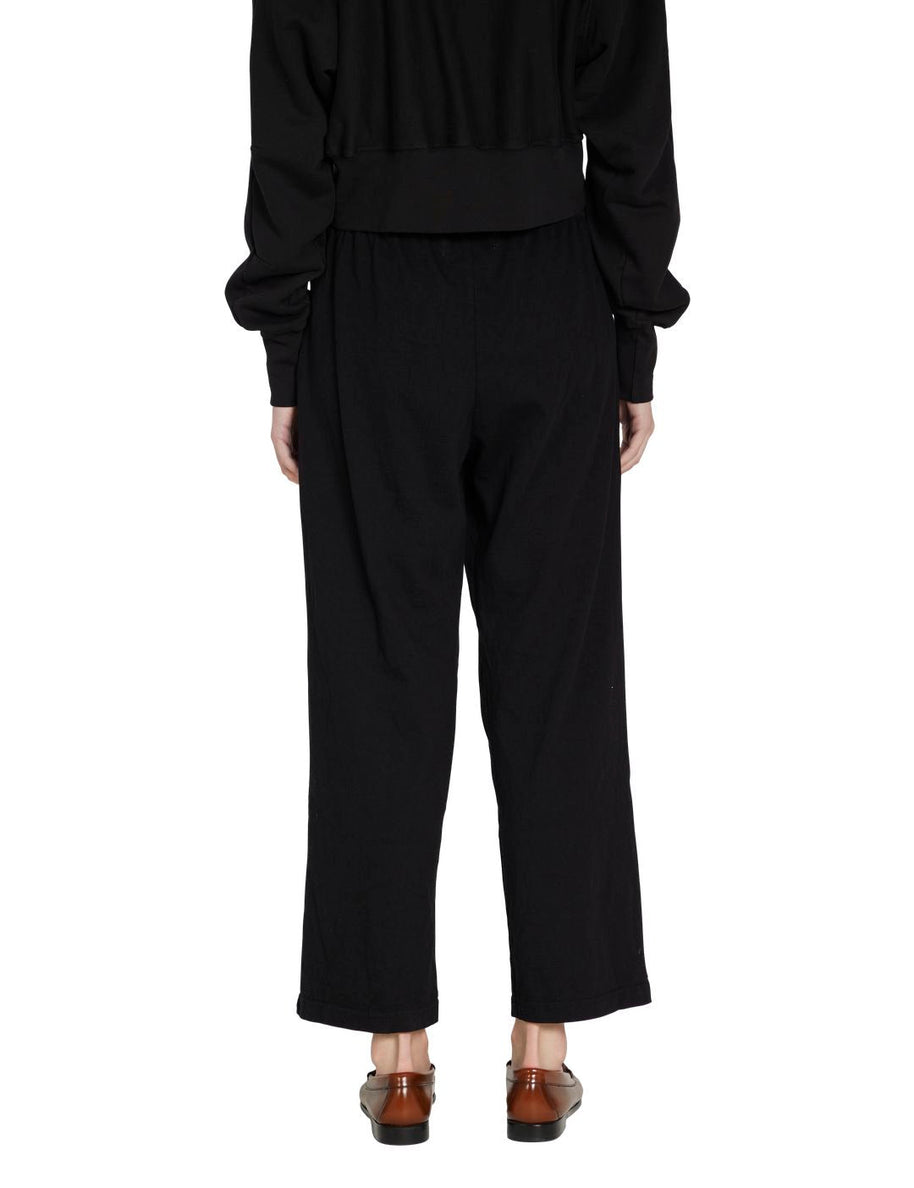 Penny Pleat Front Pant in Jet Black
