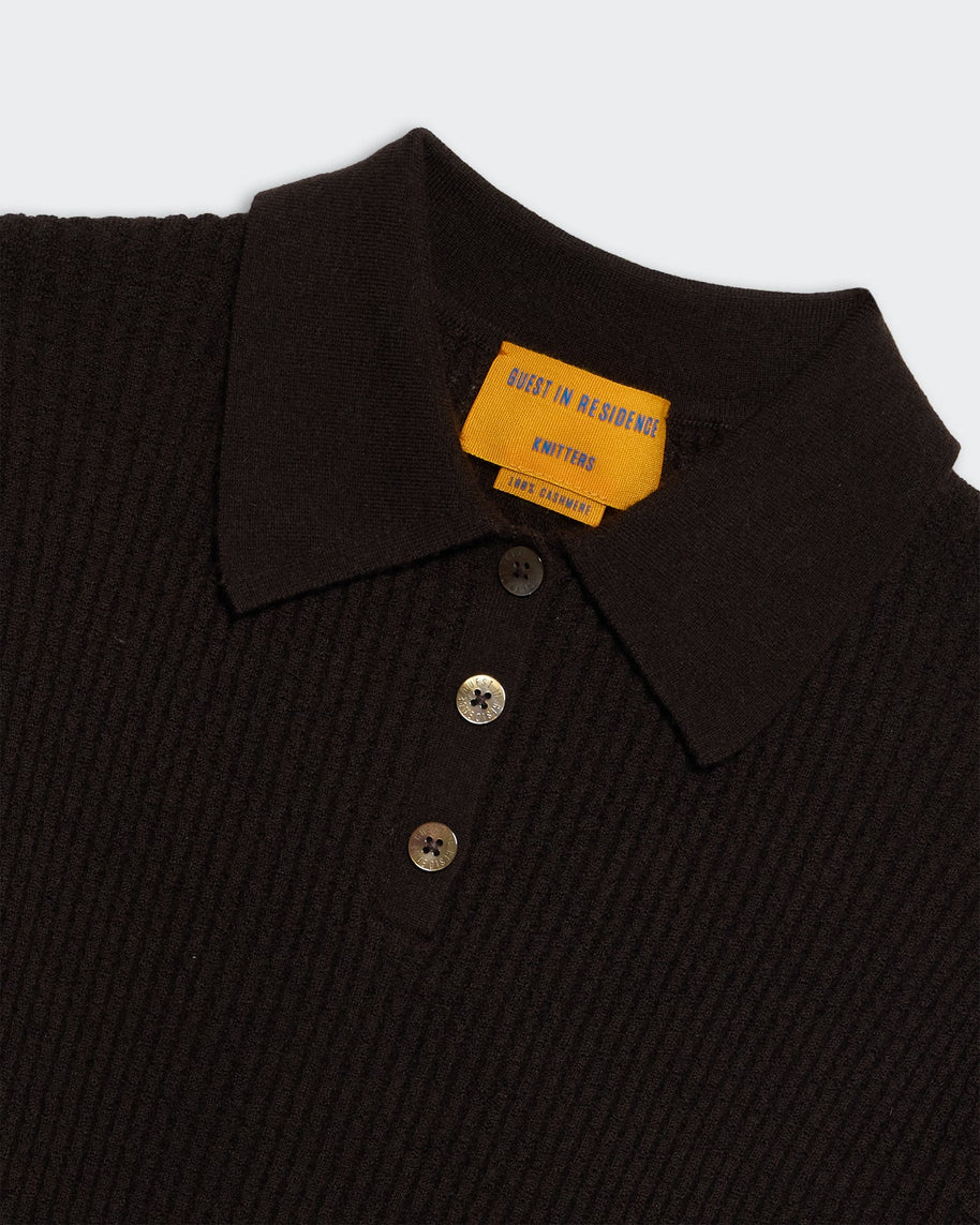 Shrunken Polo | Burnt Cocoa