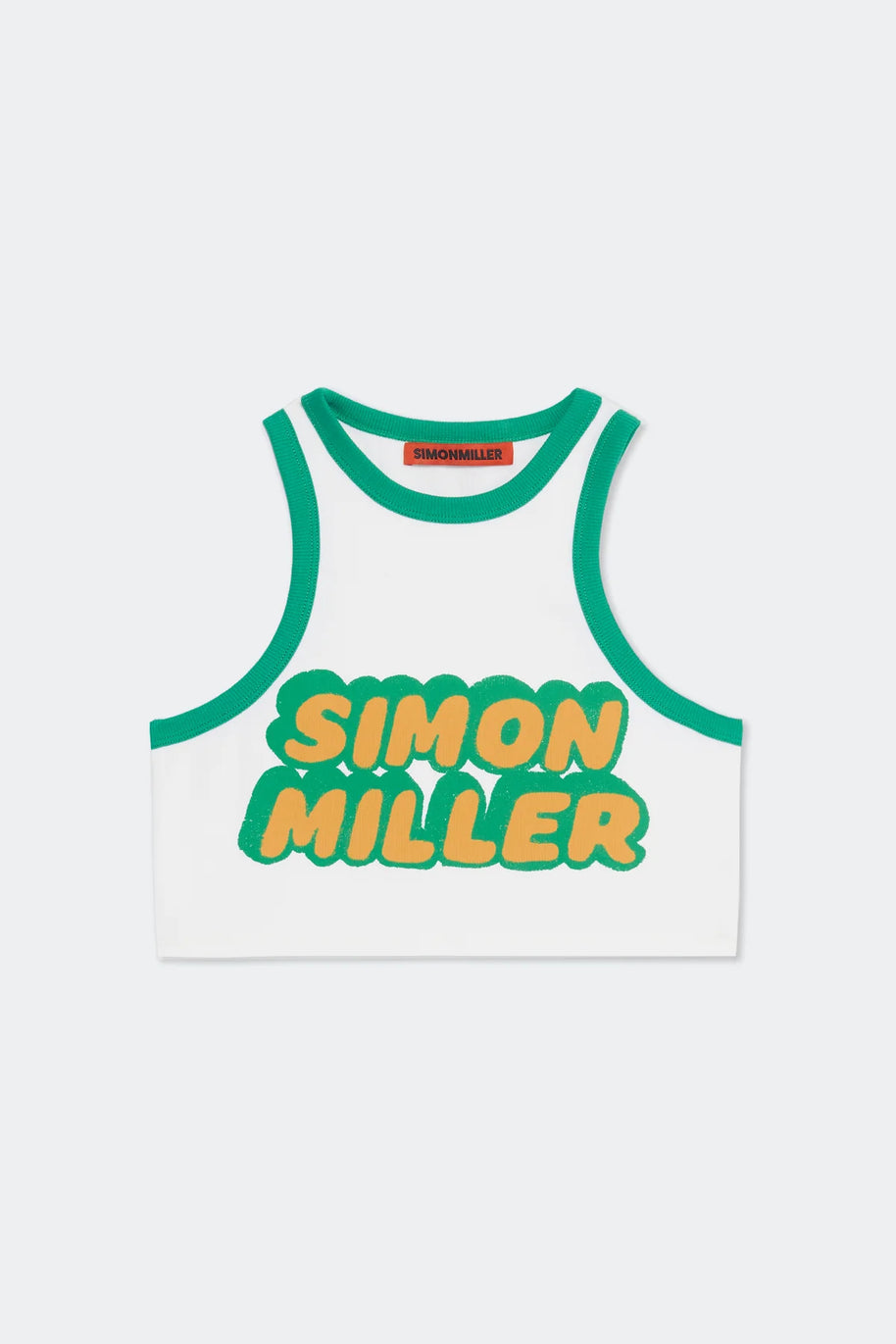 SIMONMILLER Simon Miller Dibby Logo Tank Gummy Green