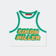SIMONMILLER Simon Miller Dibby Logo Tank Gummy Green