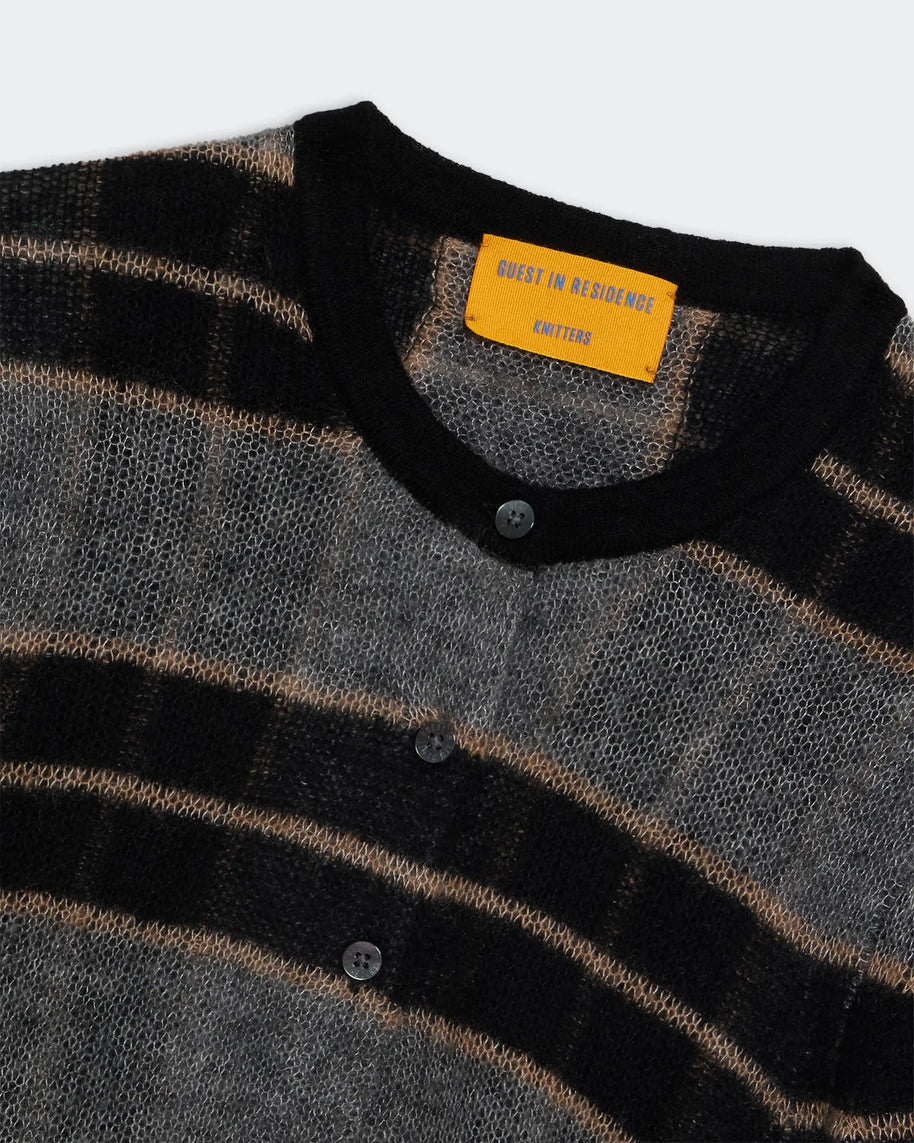 Shadow Plaid Cardigan