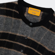Shadow Plaid Cardigan