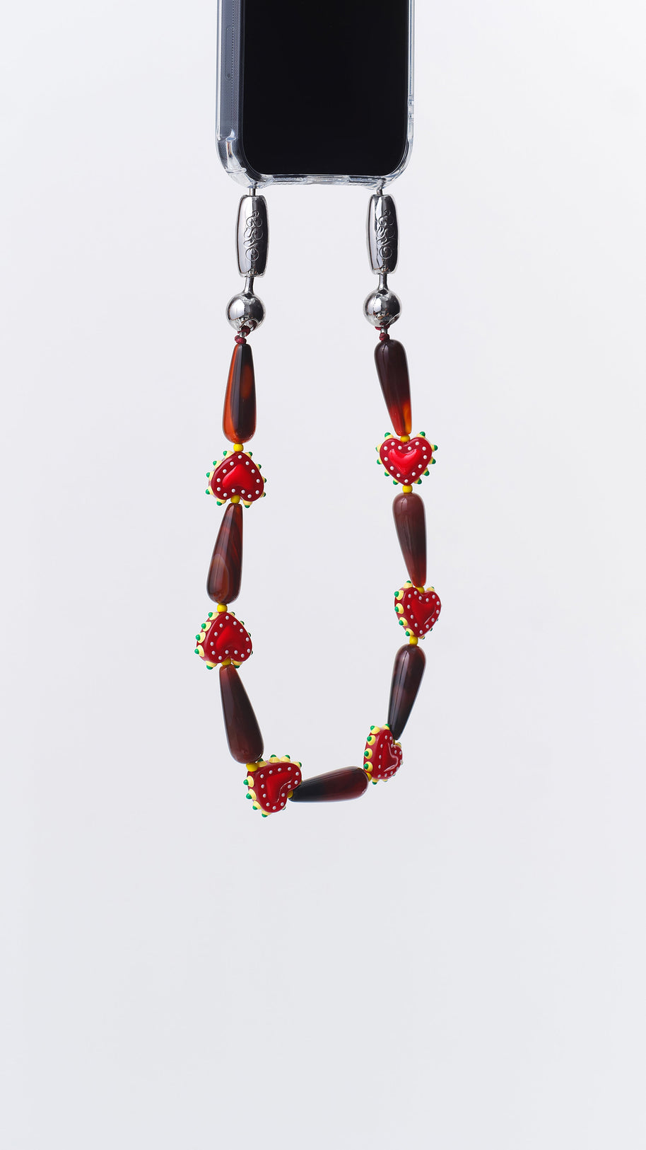 Western Heart Wristlet | Red Agate
