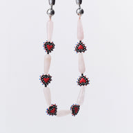 Western Heart Wristlet | Rose Quartz