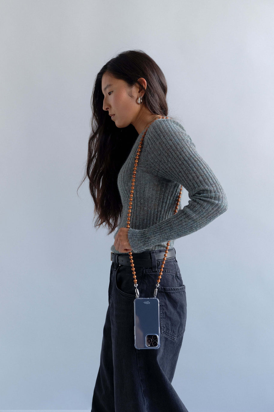 Ossa Wood Crossbody Phone Strap, iPhone Crossbody Strap 