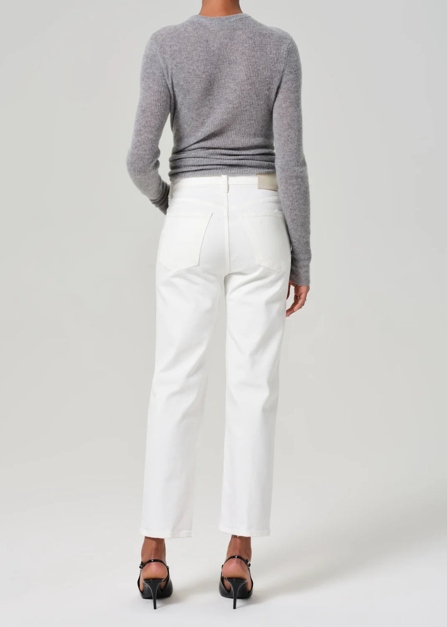 Citizens of Humanity Palma Straight Leg Jeans in White
