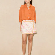 Boteh Aurora Wrap Mini Skirt 