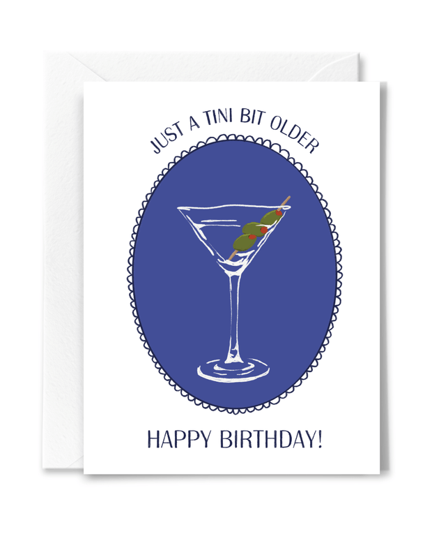 Birthday Card for Her Martini