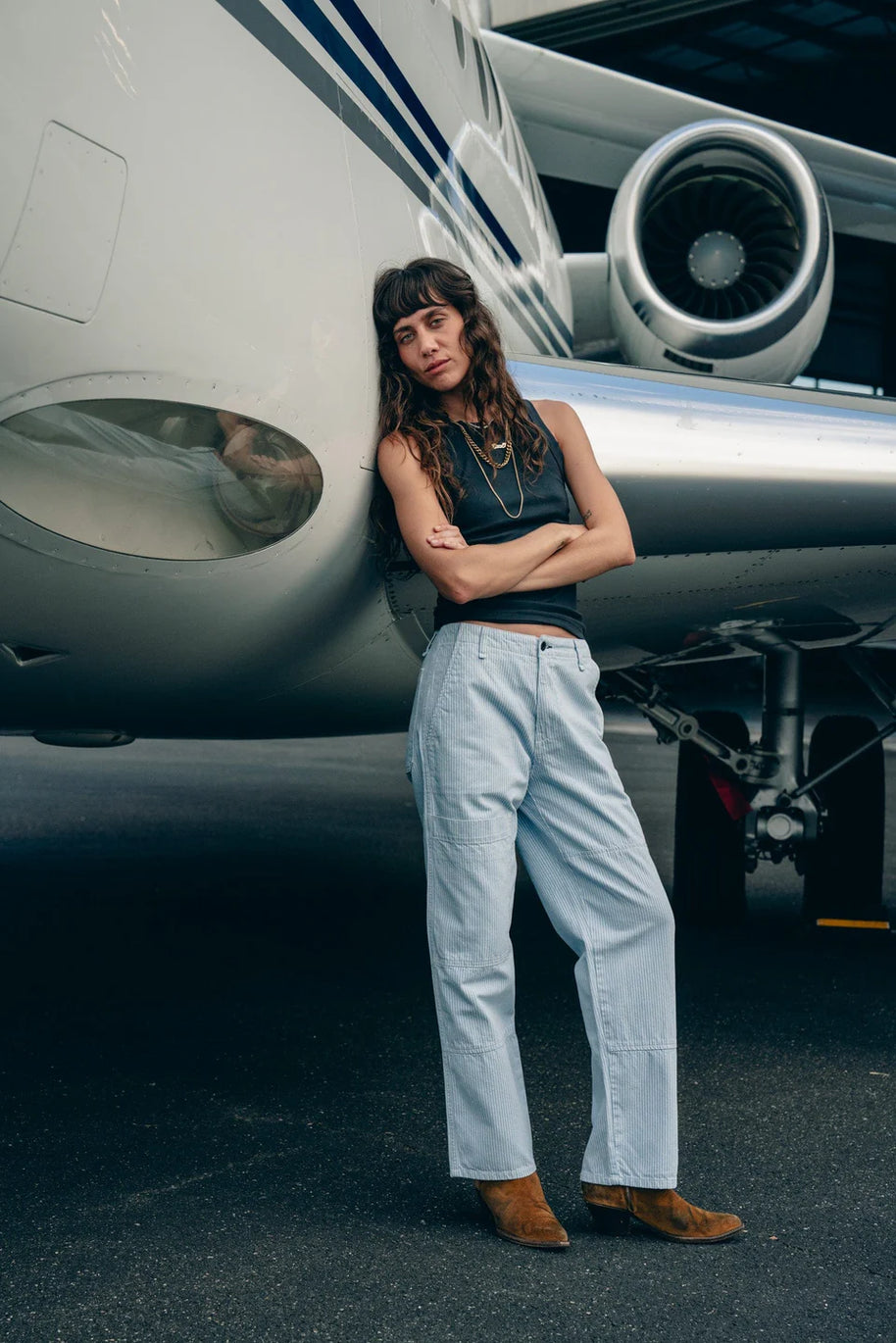 Carpenter Pant | Blue Stripe