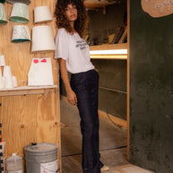 Denim Trouser  | Indigo Linen