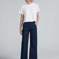 Denim Trouser  | Indigo Linen