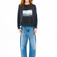 Oversized Sweatshirt | Heidi Print