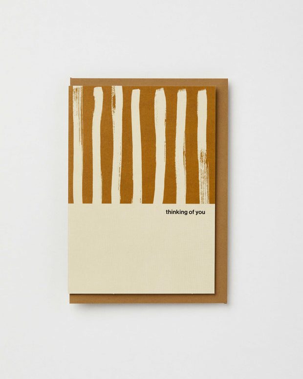 Painted Stripe | Sympathy Card