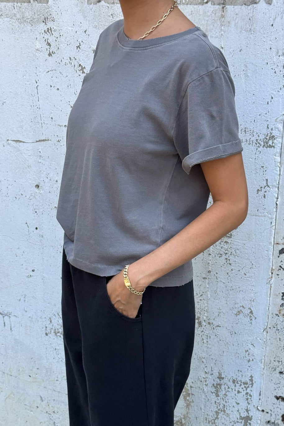 Le Bon Shoppe Darling Tee in Ash 