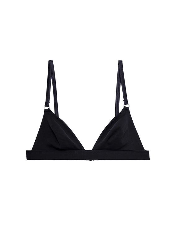 Fleur du Mal Le Stretch Micro triangle bralette 