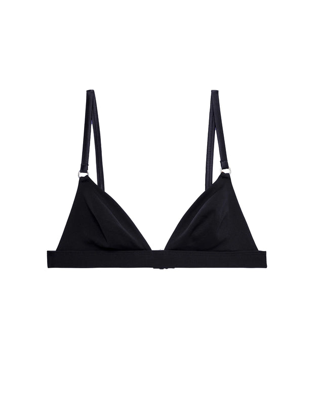 Fleur du Mal Le Stretch Micro triangle bralette 