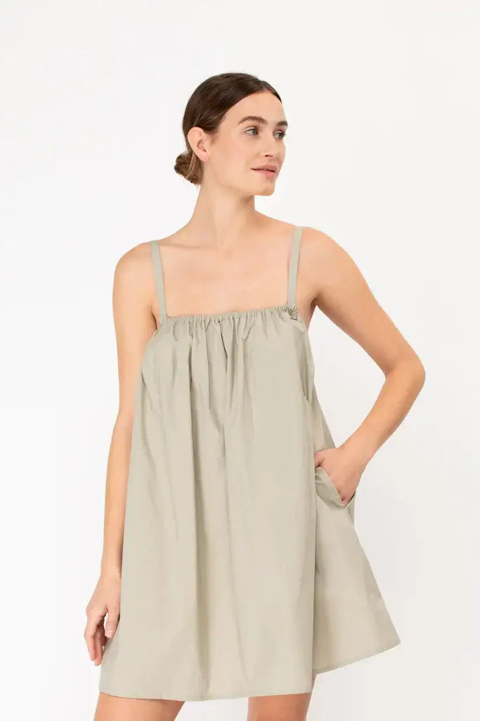 Brodie Dress | Oyster