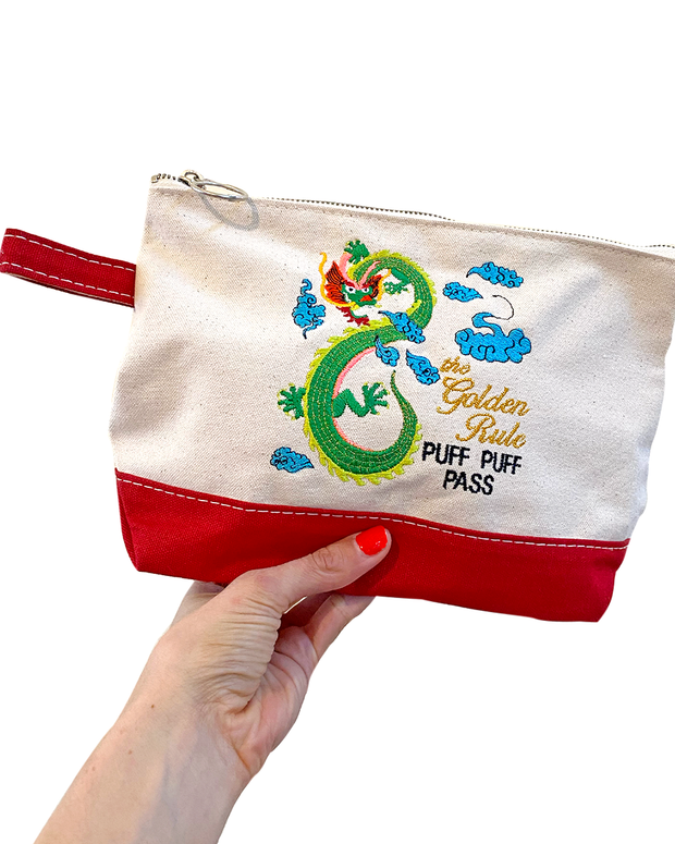 Puff Puff Pass Utility Pouch Make-Up Bag, Travel Accessory