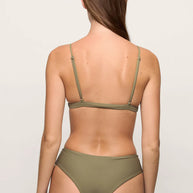 Mikoh Swimwear Bondi 2 Bottom in Latte - Middies bikini bottoms