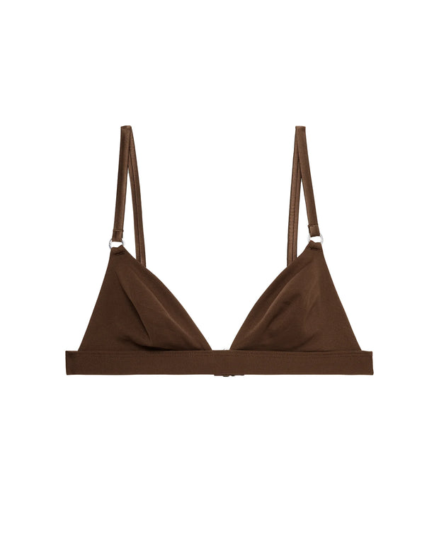 Fleur du Mal Le Stretch Micro triangle bralette 
