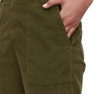 Vera Corduroy Pant in Aloe Velvet By Graham & Spencer - cotton corduroy pant - green corduroy pant