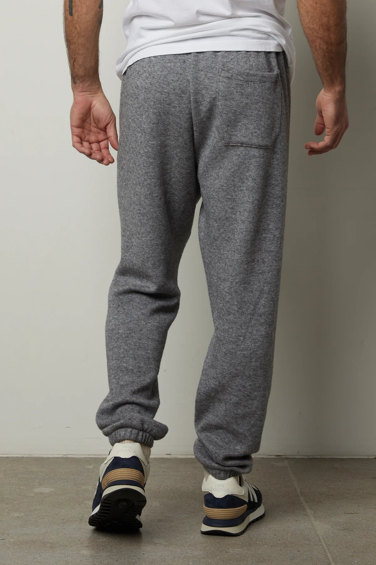 velvet by graham & spencer sweatpants heather gray - salinger mens sweatpants - double knit - cozy knit