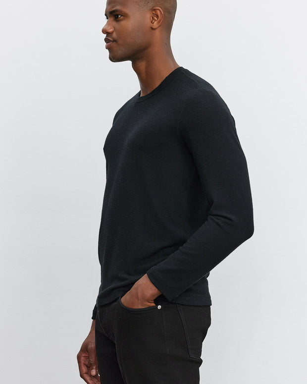 velvet cozy thermal jersey long sleeve shirt - becker shirt velvet by graham and spencer mens