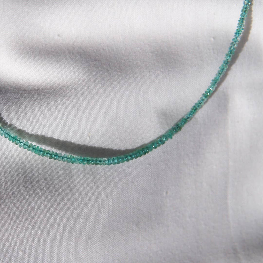 Emerald Beaded Necklace 