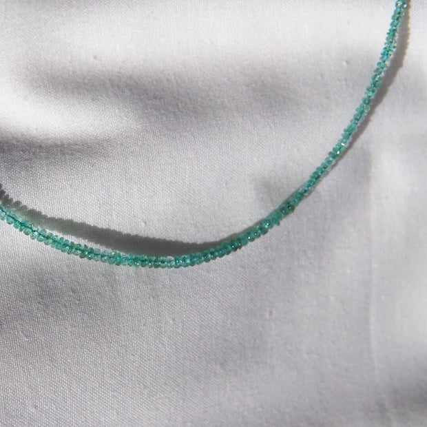Emerald Beaded Necklace 
