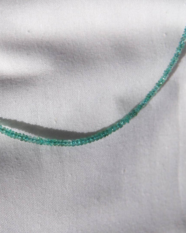Emerald Beaded Necklace 